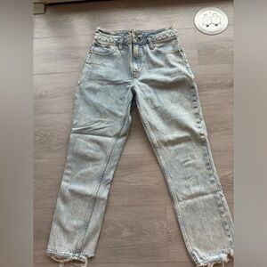 High Waisted Abercrombie Light Blue Jeans